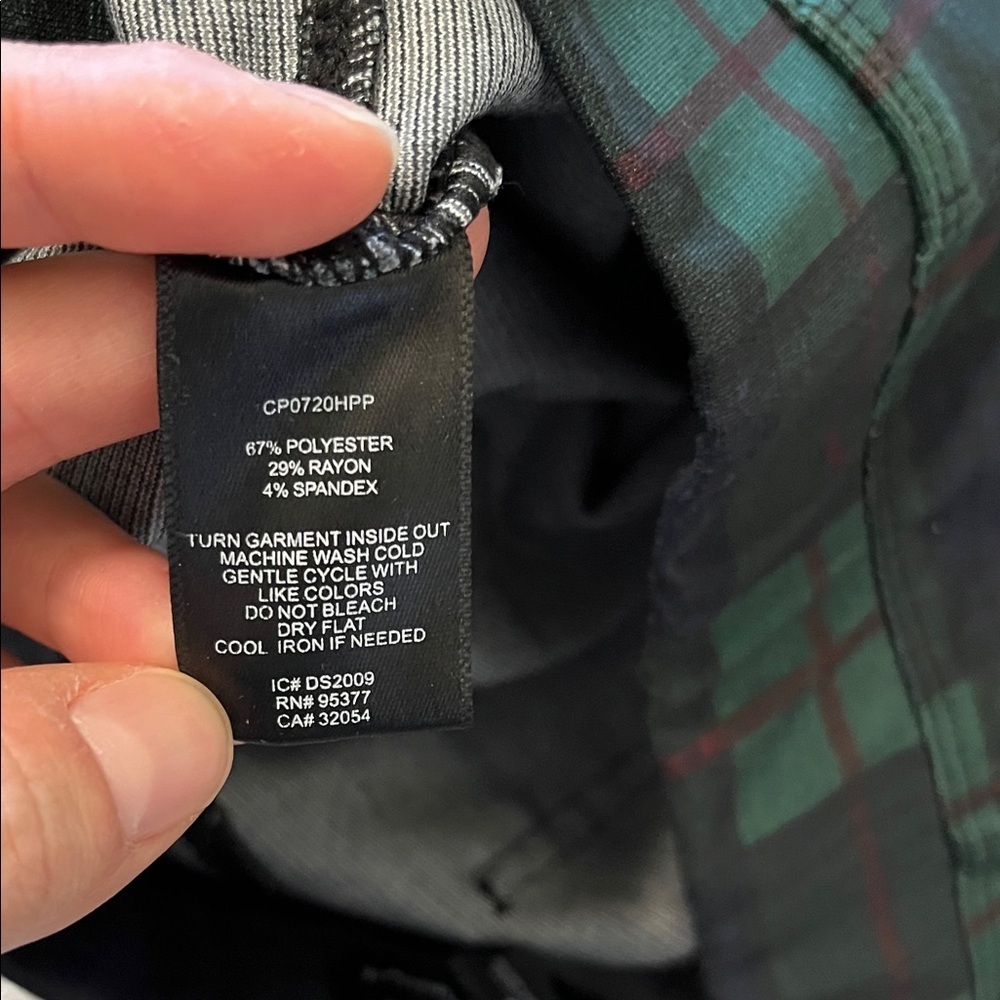 Sanctuary x Anthropologie Green Plaid Leggings - Size Medium - Picture 16 of 16